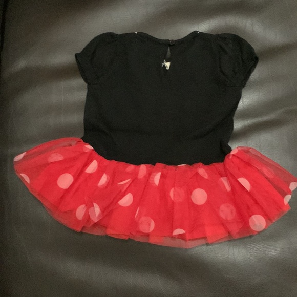 Gap Disney Minnie black dress with red skirt. - Picture 2 of 5